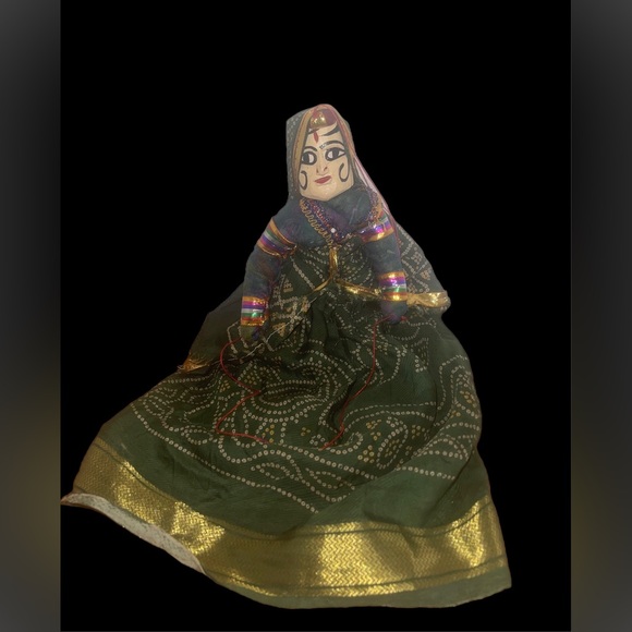 Vintage Handmade Indian Kathputli Puppet Doll - Picture 1 of 6
